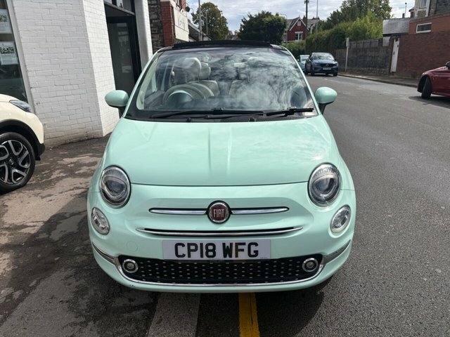 Fiat 500C Lounge Convertible Green #2