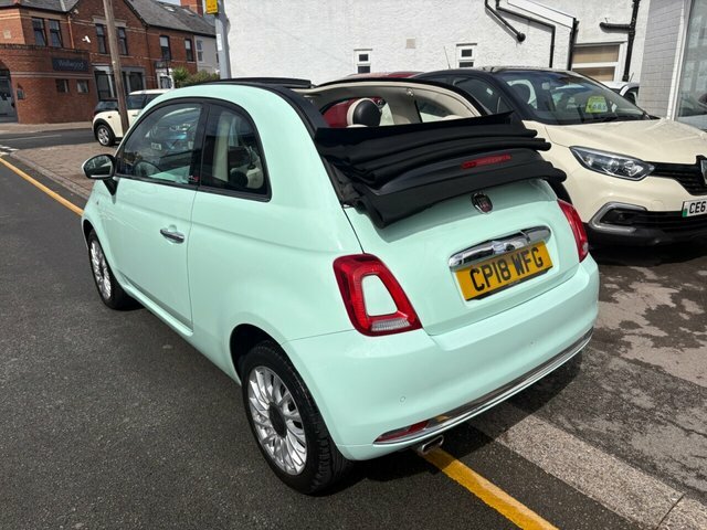 Fiat 500C Lounge Convertible Green #5