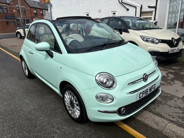Fiat 500C Lounge Convertible Green