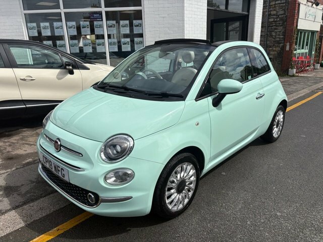 Fiat 500C Lounge Convertible Green #3