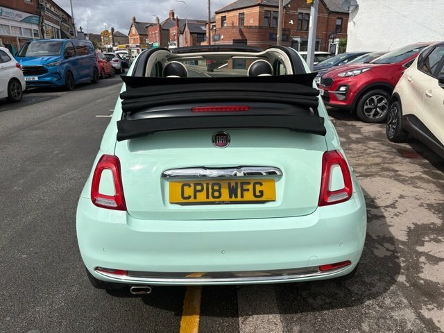 Fiat 500C Lounge Convertible Green #6