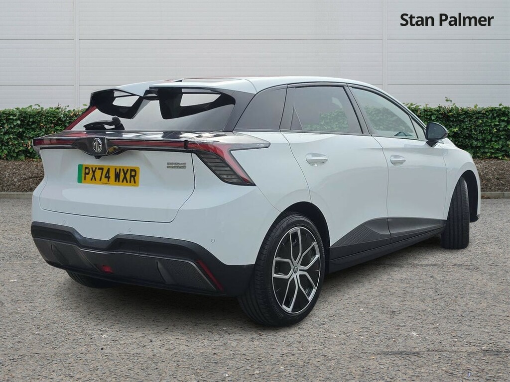 MG MG4 64Kwh Trophy Long Range Hatchback Aut PX74WXR White #3