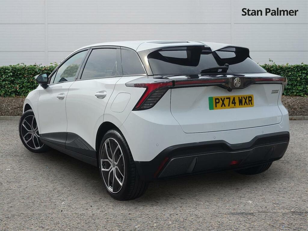MG MG4 64Kwh Trophy Long Range Hatchback Aut PX74WXR White #5
