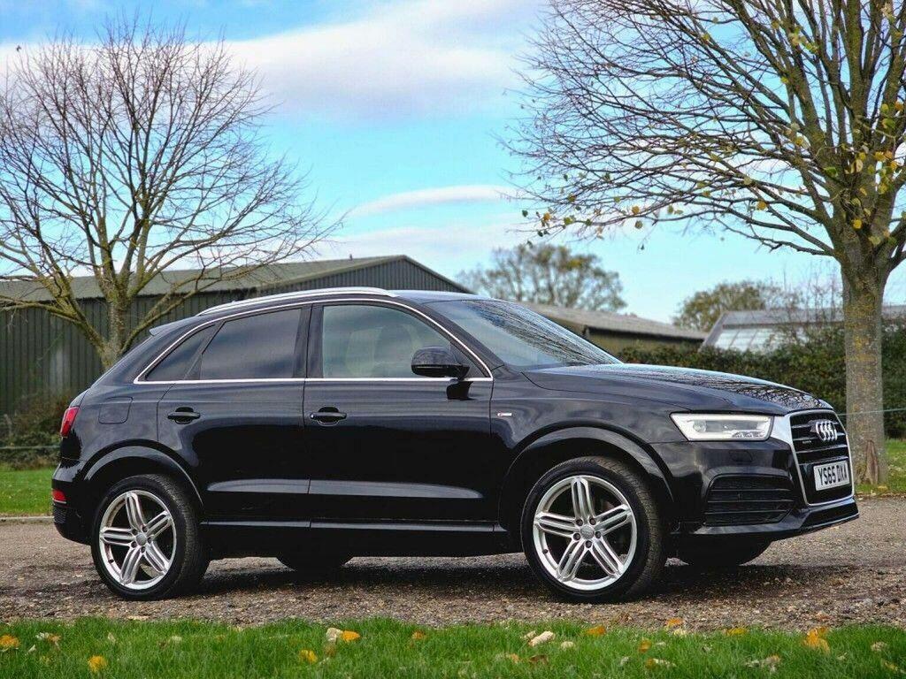 Audi Q3 2.0 Tfsi S Line Plus S Tronic Quattro Euro 6 Ss YS65DXA Black #2