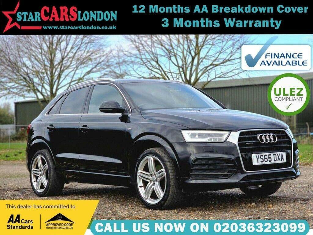 Audi Q3 2.0 Tfsi S Line Plus S Tronic Quattro Euro 6 Ss Black