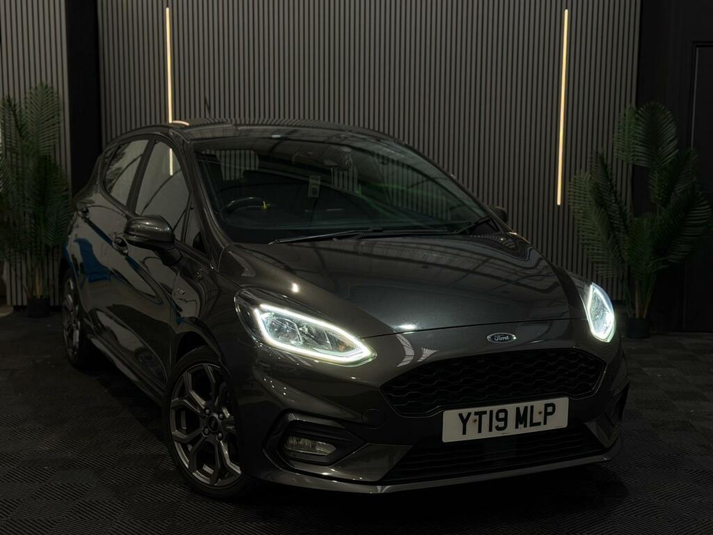 Ford Fiesta 1.0T Ecoboost St-line Euro 6 Ss YT19MLP Grey #4