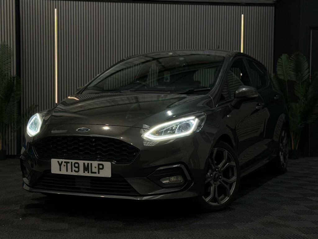 Ford Fiesta 1.0T Ecoboost St-line Euro 6 Ss YT19MLP Grey #2