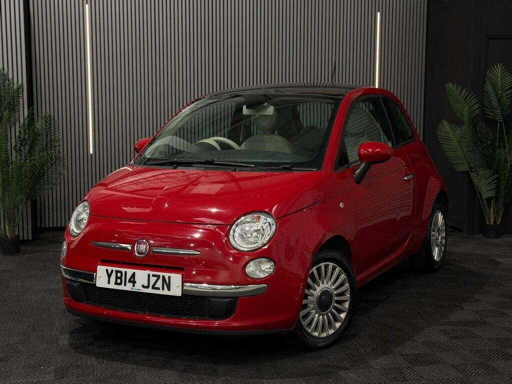Fiat 500 Lounge Red #3