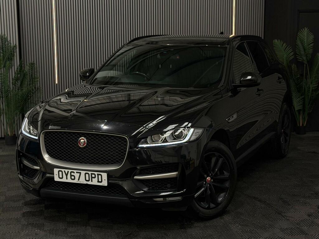 Jaguar F-Pace 2.0 D180 R-sport Awd Euro 6 Ss Black #3