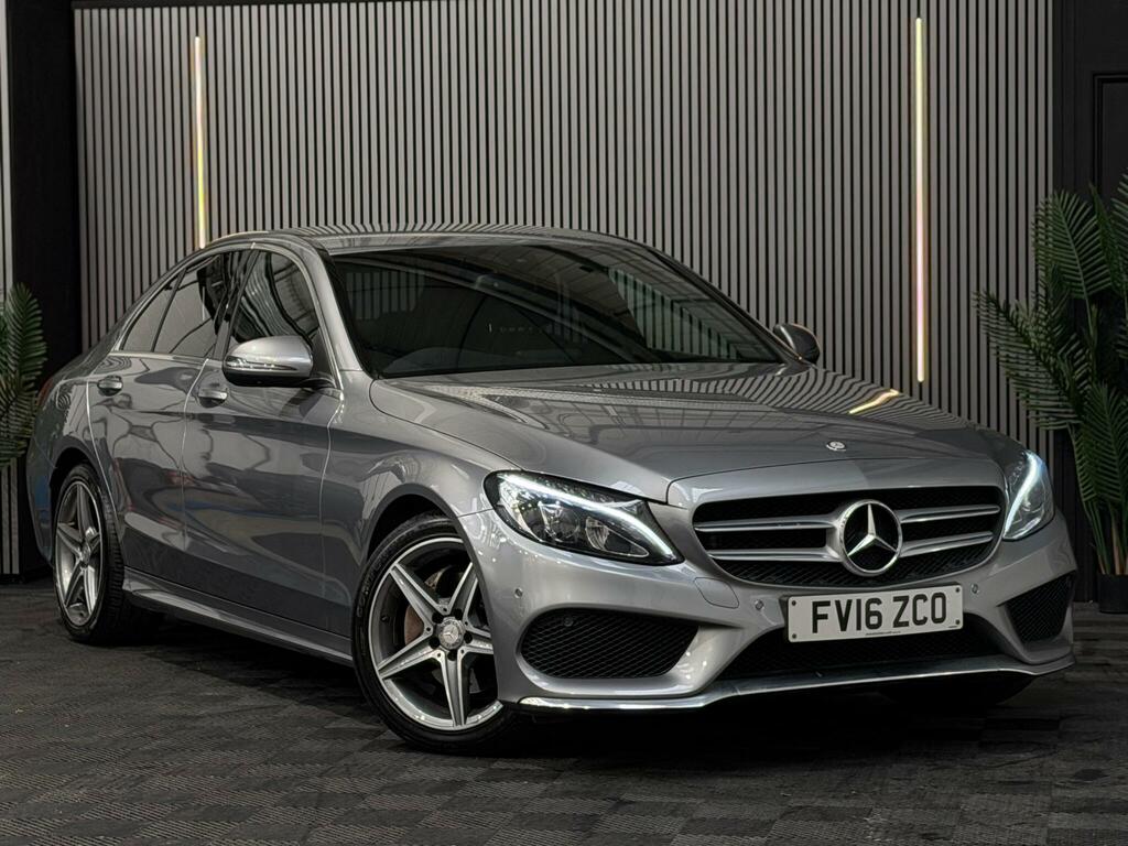 Mercedes-Benz C Class Amg Line Silver #5