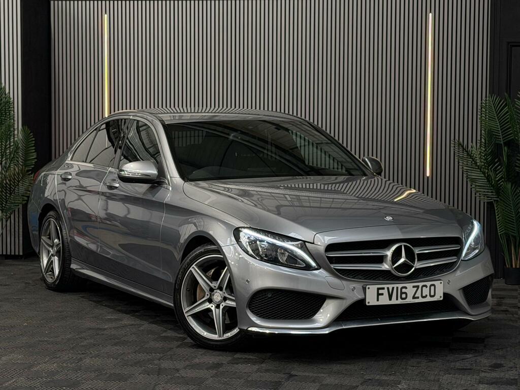 Mercedes-Benz C Class Amg Line Silver #4