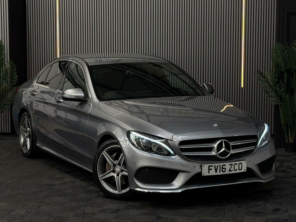 Mercedes-Benz C Class Amg Line Silver #6