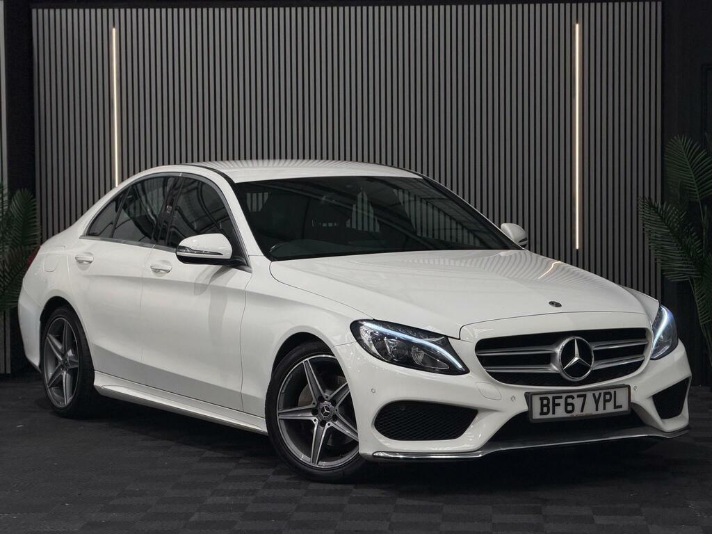 Mercedes-Benz C Class Amg Line White #6