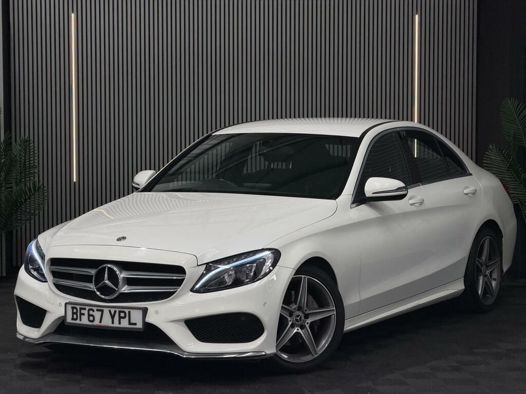 Mercedes-Benz C Class Amg Line White #2