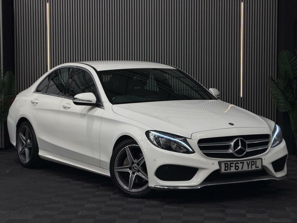 Mercedes-Benz C Class Amg Line White #4