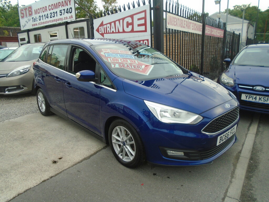 Ford Grand C-Max 1.5 Tdci Zetec Mpv Euro 6 Ss Blue