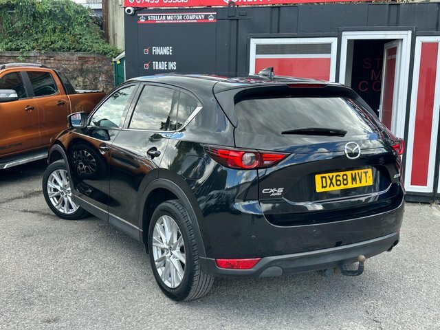 Mazda CX-5 2019 2.2 Skyactiv-d Sport Nav 4Wd Euro 6 Ss Black #4