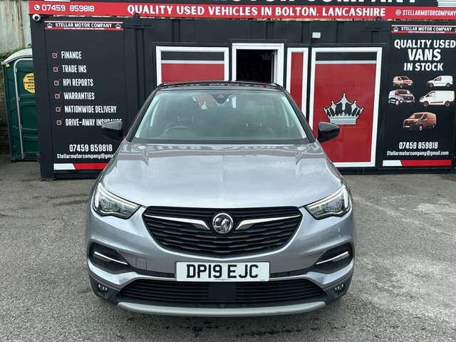 Vauxhall Grandland X 2019 1.2 Turbo Elite Nav Euro 6 Ss Grey #3