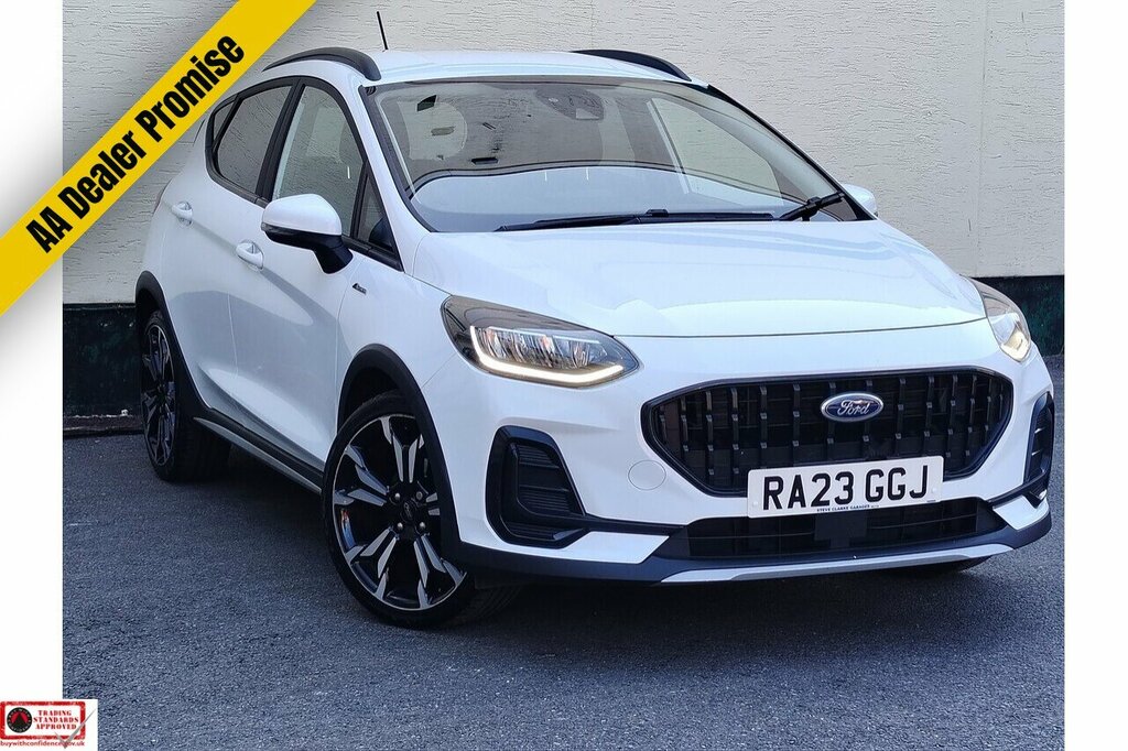 Ford Fiesta T Ecoboost Mhev Active X Edition RA23GGJ White