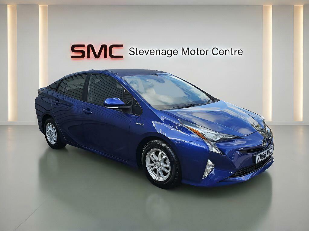 Toyota Prius 1.8 Vvt-h Business Edition Cvt Euro 6 Ss KM68MKD Blue #4