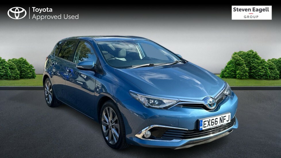 Toyota Auris 1.8 Vvt-h Excel Cvt Euro 6 Ss Safety Sense Blue
