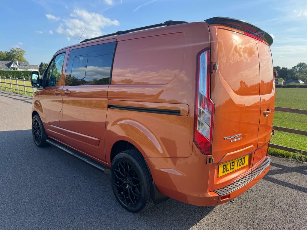 Ford Transit Custom 2.0 300 Ecoblue Limited Crew Van L1 H1 Euro 6 BL19YBD Orange #5