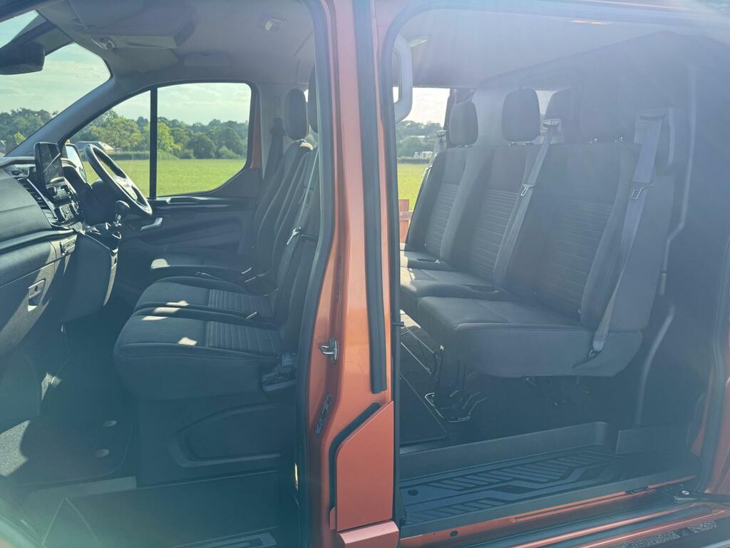 Ford Transit Custom 2.0 300 Ecoblue Limited Crew Van L1 H1 Euro 6 BL19YBD Orange #3