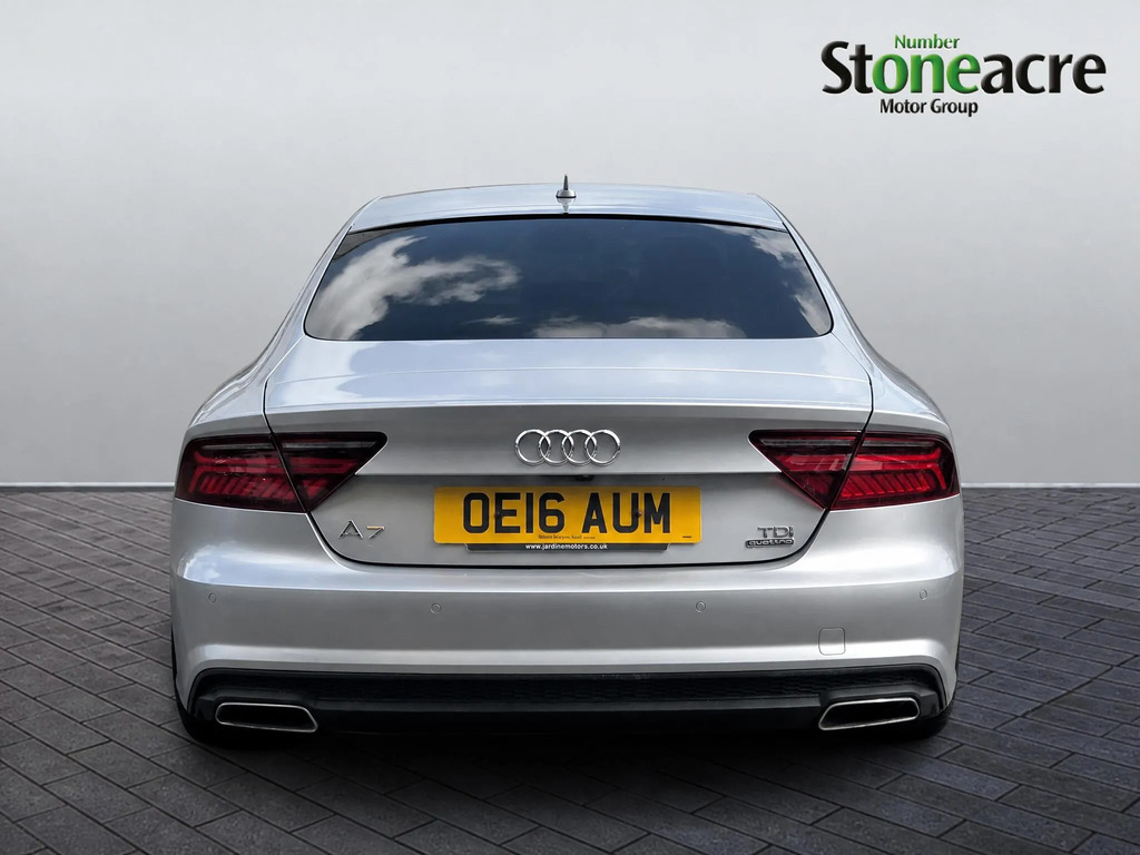 Audi A7 3.0 Tdi V6 Black Edition Sportback S Tronic Quattr Silver #6