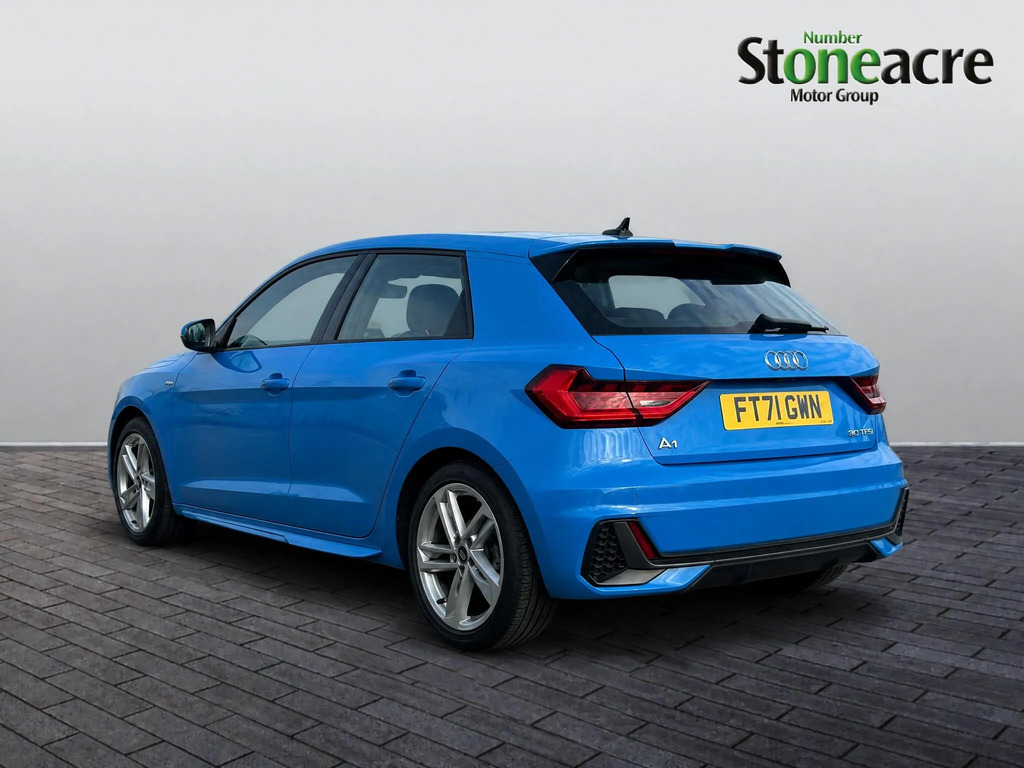 Audi A1 1.0 Tfsi 30 S Line Sportback FT71GWN Blue #4