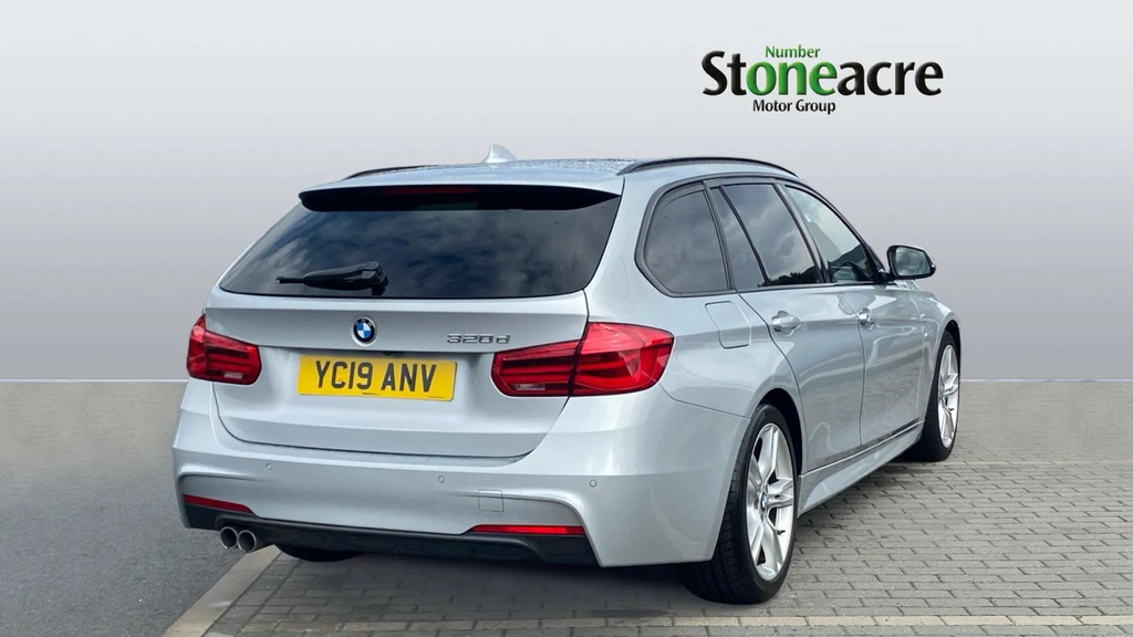 BMW 3 Series 2.0 320D M Sport Touring Euro 6 Ss Silver #2