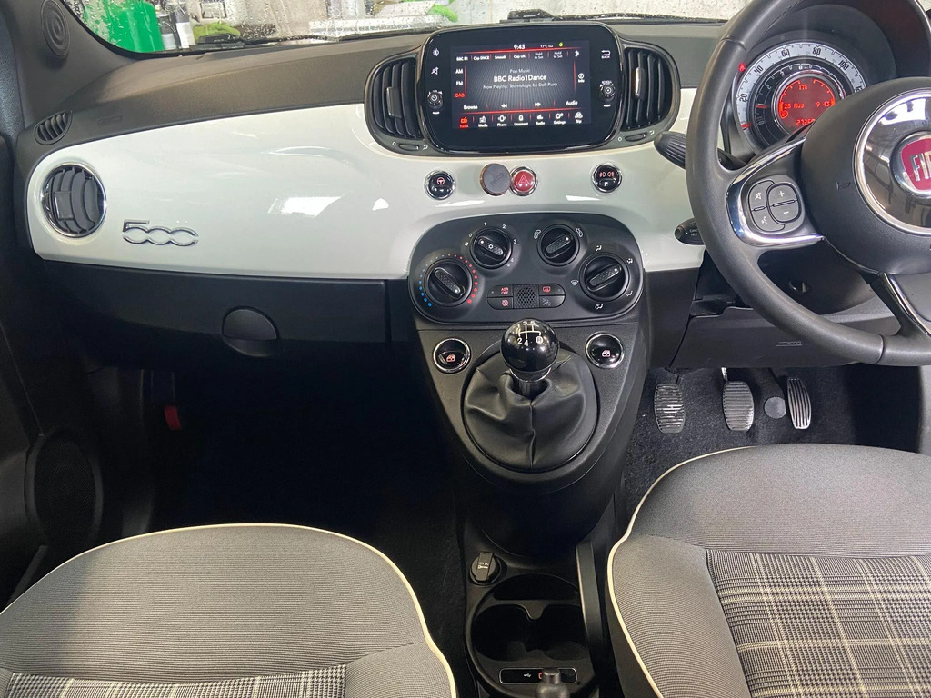 Fiat 500 Automatic Blue #9