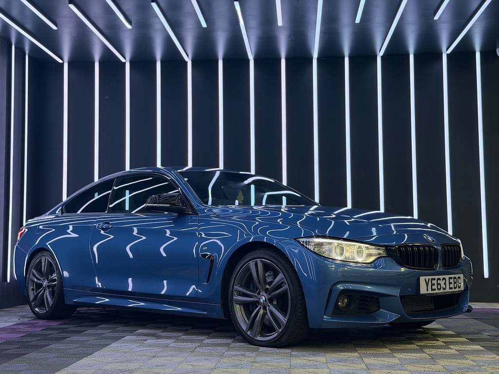 BMW 4 Series 4 Series 3.0 435D M Sport Xdrive Euro 6 Ss YE63EBG Blue #4