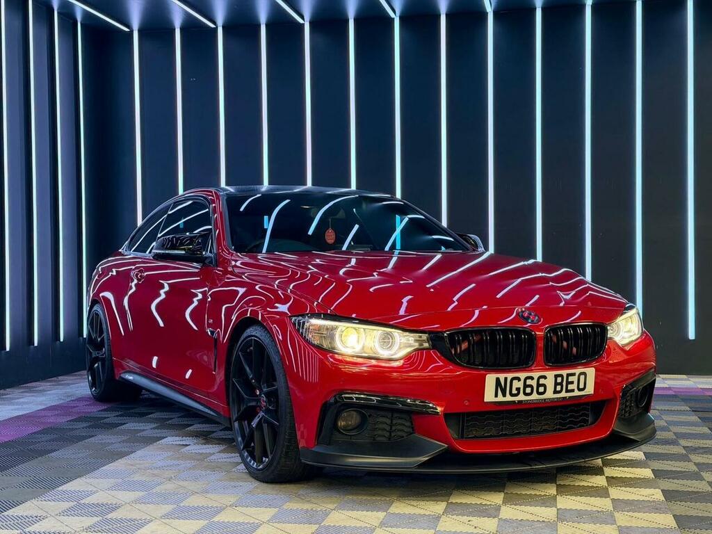 BMW 4 Series Gran Coupe 4 Series M Sport Coupe 1 NG66BEO Red #2