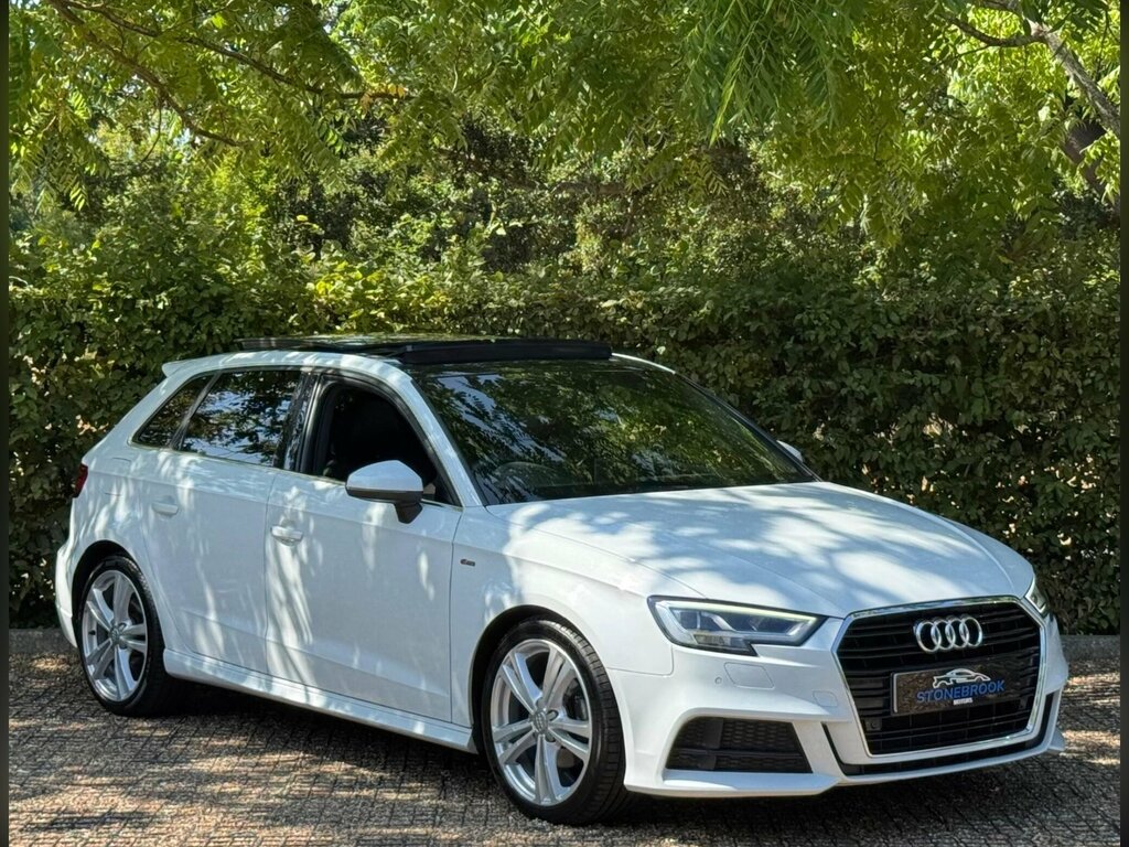 Audi A3 1.5 Tfsi Cod S Line Sportback S Tronic Euro 6 Ss RJ17YMY White #5