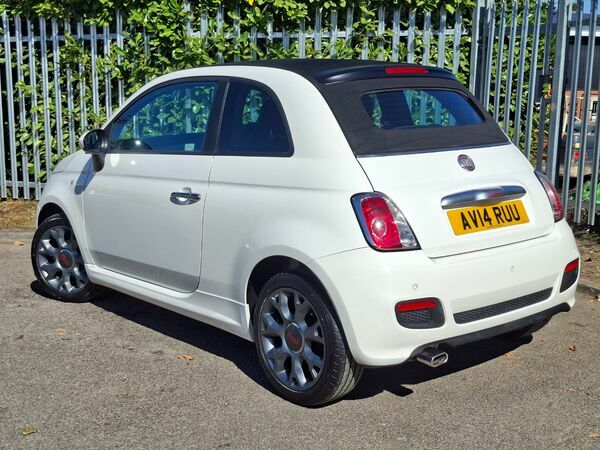 Fiat 500C 1.2 S Convertible. AV14RUU White #5