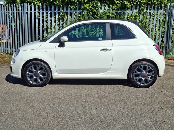 Fiat 500C 1.2 S Convertible. AV14RUU White #4