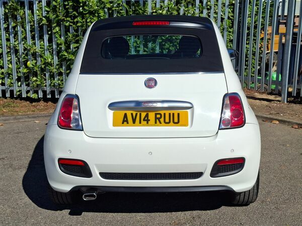Fiat 500C 1.2 S Convertible. AV14RUU White #6