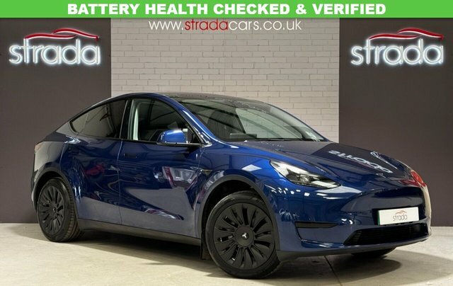 Tesla Model Y Motor Long Range Suv Blue
