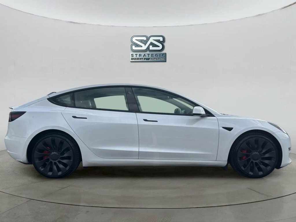 Tesla Model 3 Saloon AJ21KVE White #3