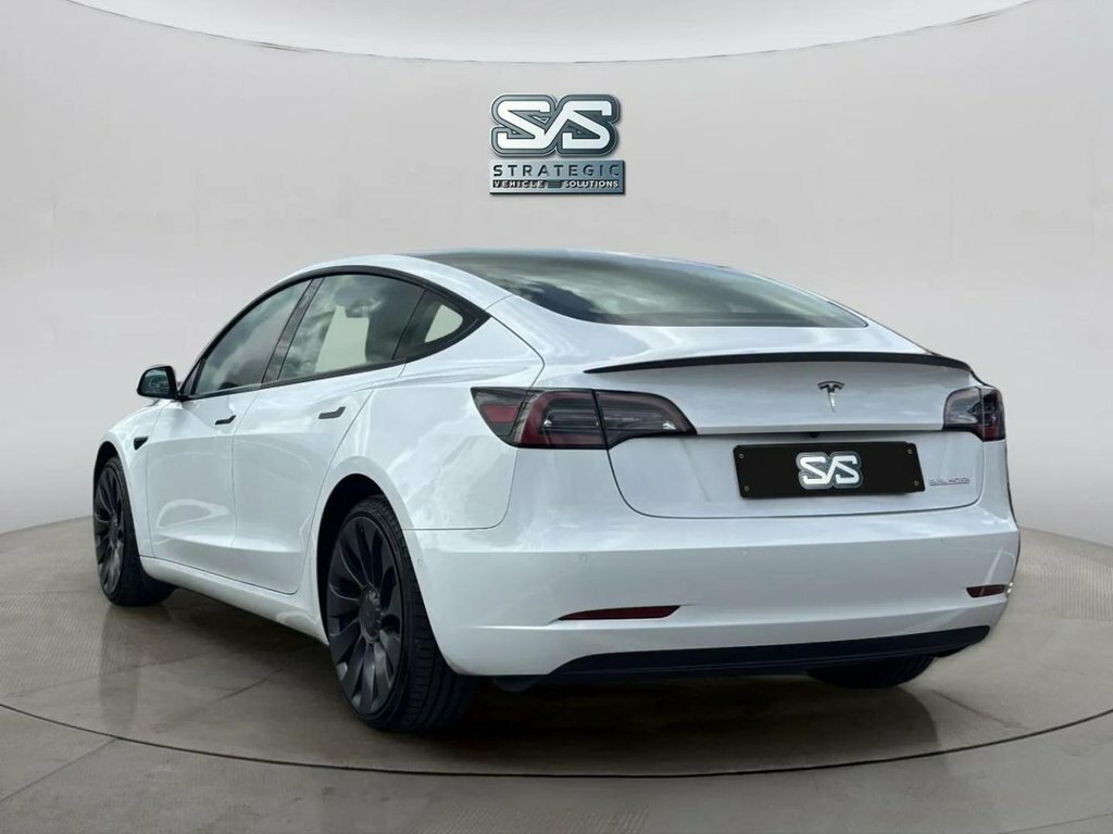 Tesla Model 3 Saloon AJ21KVE White #6