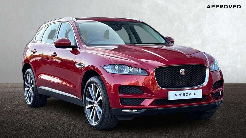 Jaguar F-Pace 2.0D Portfolio Awd 2018 BV68OPW Red