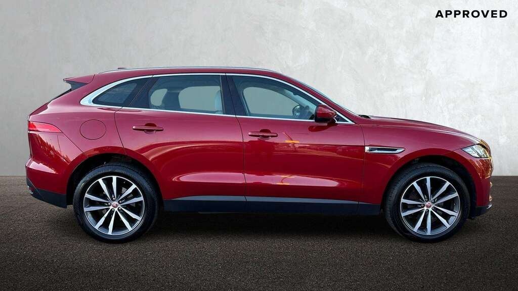 Jaguar F-Pace 2.0D Portfolio Awd 2018 BV68OPW Red #5