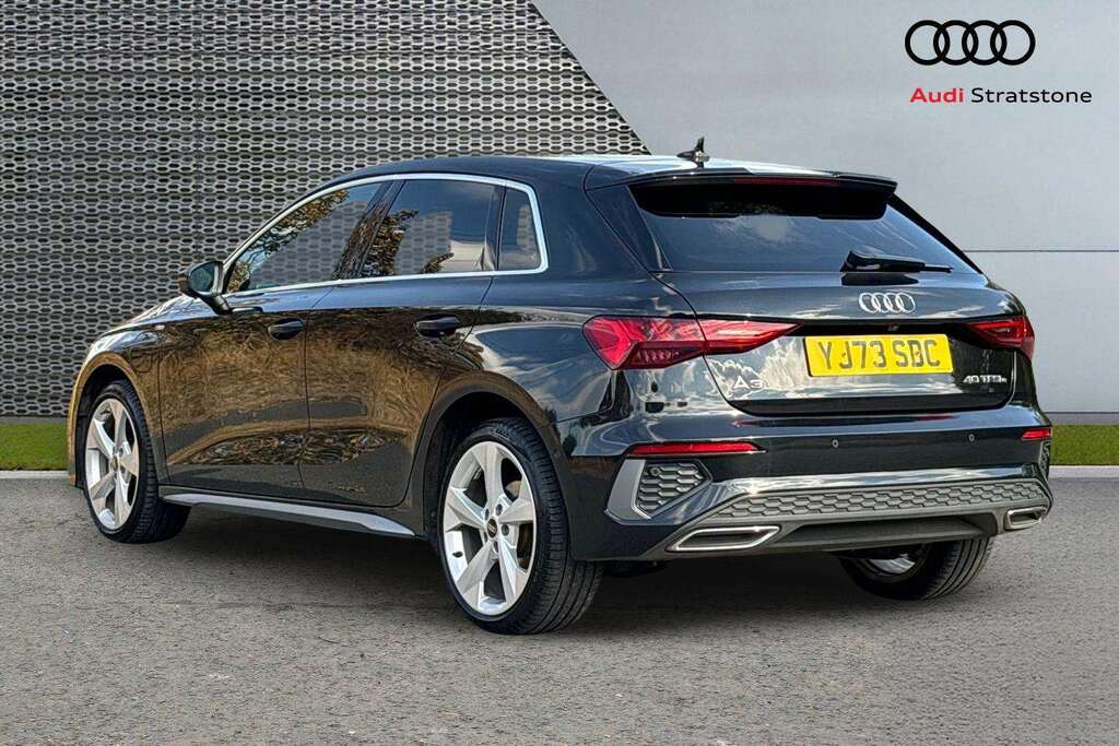 Audi A3 40 Tfsi E S Line S Tronic 2024 YJ73SDC Black #3