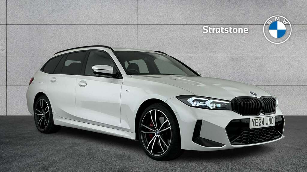 BMW 3 Series 330E M Sport Step 2024 White
