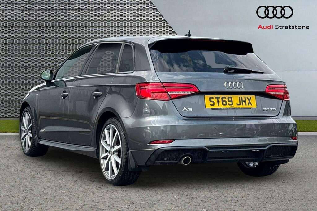 Audi A3 30 Tdi 116 Black Edition 2019 ST69JHX Grey #3