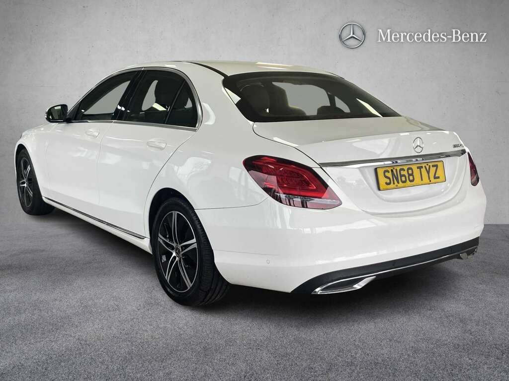 Mercedes-Benz C Class C200 Sport 9G-tronic 2018 White #4