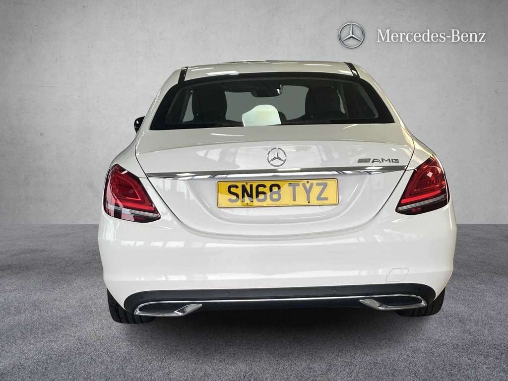 Mercedes-Benz C Class C200 Sport 9G-tronic 2018 White #5