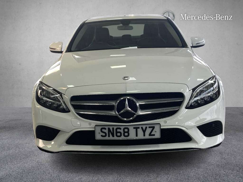 Mercedes-Benz C Class C200 Sport 9G-tronic 2018 White #2