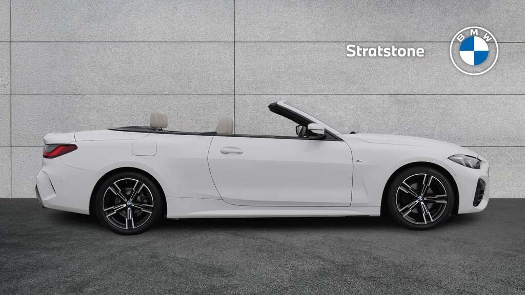 BMW 4 Series 420I M Sport Step 2024 White #3