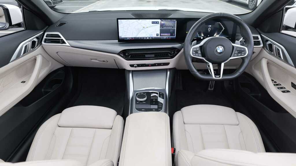 BMW 4 Series 420I M Sport Step 2024 White #4